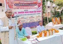 गांधी शास्त्री की पहचान सादा जीवन उच्च विचार: चौधरी जितेंद्र नाथ