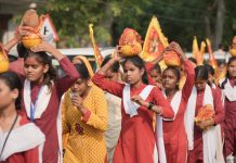 कलश यात्रा में उमड़ा जन सैलाब