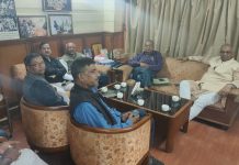 द्विदिवसीय अन्तर्राष्ट्रीय संगोष्ठी के आयोजन के सम्बन्ध में बैठक का आयोजन