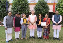 ज्वाला देवी सरस्वती विद्या मंदिर के छात्रों की राष्ट्रीय गणित मेला में धमक — अम्बिकेश प्रथम, जानसी चतुर्थ स्थान पर