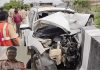UP में दर्दनाक सड़क हादसा, 100 की स्पीड से पुलिया से टकराई कार, सिपाही समेत 3 की मौत, 2 की हालत नाजुक; क्रेटा के उड़े परखच्चे
