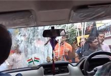 TMC विधायक की गाड़ी पर हमला, लोगों ने रास्ता रोकते हुए मारे अंडे, शीशे तोड़े